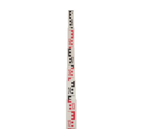 Adirpro telescopic 7.6 e meter fiberglass grade leveling rod rectangular metric for sale