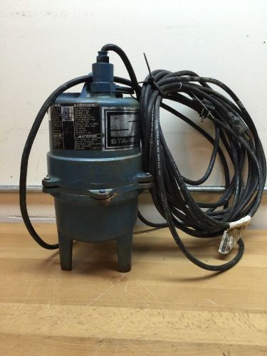Sta-rite sump pump pws5c01a-02 4/10 hp 115 volts 60 hz for sale