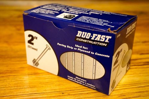 Duo-fast construction powder fasteners 100/box 2” 51mm drive pins 37800 for sale