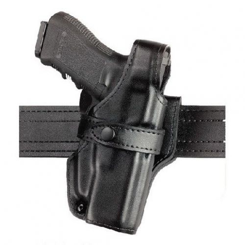 Safariland 070-73-91 Mid-Ride Duty Holster HiGloss Leather RH for Beretta 92