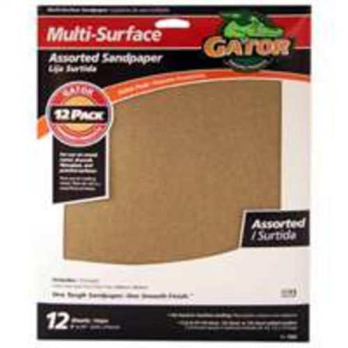 Alum Ox  Grits 9X11 12Pk Ali Industries Aluminum Oxide Sheet 4445 082354044459