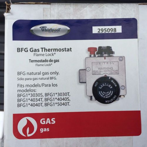 Thermostat 295098 WHIRLPOOL Gas Robertshaw NEW BFG Natural Gas  FLAME LOCK HVAC