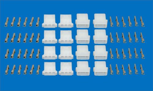 Strobe AMP Connectors w/ Pins Set of 8 male and female connectors with all pins