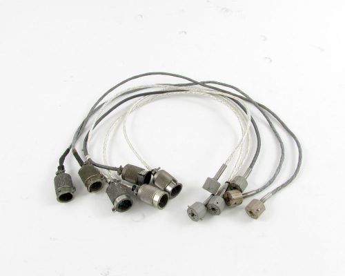 Lot of (6) Viking 19&#034; &amp; 22&#034; Cable Assembly, 5 Pin - 4 Socket Receptacles