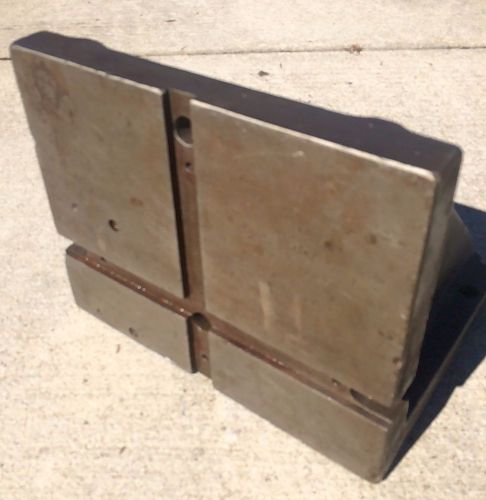 Machinist Slotted Right Angle Plate - Face Measures 12&#034;x10&#034;x1.25&#034;- 100 lbs.