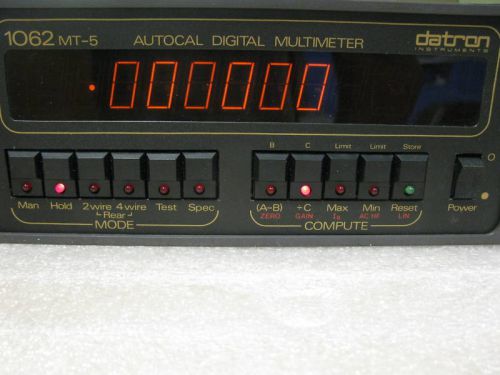 Datron 1062 MT-5 Digital Multimeter opt 80 95 S215
