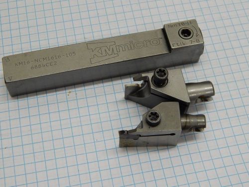 KM Micro KM16NCM1616-105 5/8&#034; Square Shank Micro Clamping Tool With 2 Heads