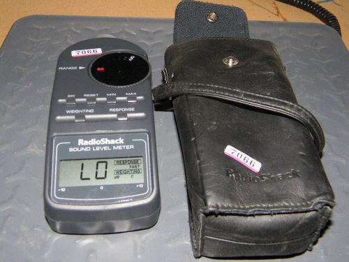 Radio Shack Digital-Display Sound-Level Meter Catalog 33-2055