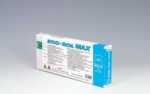 Roland Eco Sol Max ESL3-CY 220ml Genuine-Sealed Cyan Color. US Fast Shipping.