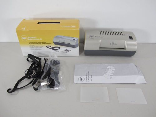 Gbc h45 badgemates id badge laminator kit with lanyards and laminate pouches for sale