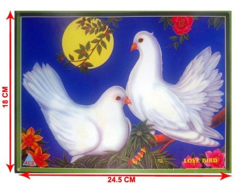 Love Bird Feng Shui Poster. For Love, Harbingers Of Good Luck Love Bird Second