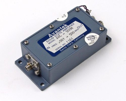 Avantek AWL-500M Solid State Amplifier 0.001 - 500 MHz