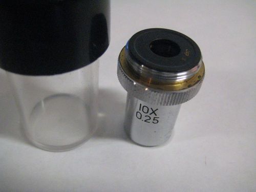 Microscope Objective 10x 0.25 Lab Equipment easy to use