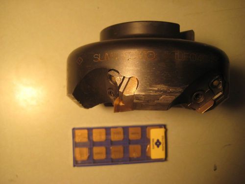 Sumotomo UFO404R  4&#034;  face mill &amp; SFKN12T3AZTN carbide inserts