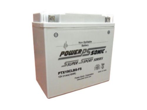 BATTERY COMPATIBLE GS GT16L-BS POWER-SONIC  12V 19AH 270CCA SEALED EACH