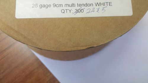 227 METER UL 1569-26-9 26 GAGE 9CM MULTI TENDON WHITE CABLE
