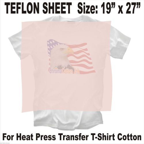 Teflon Sheet 19X27 for Heat Press Transfer T-Shirt Cotton Non-stick Sublimation