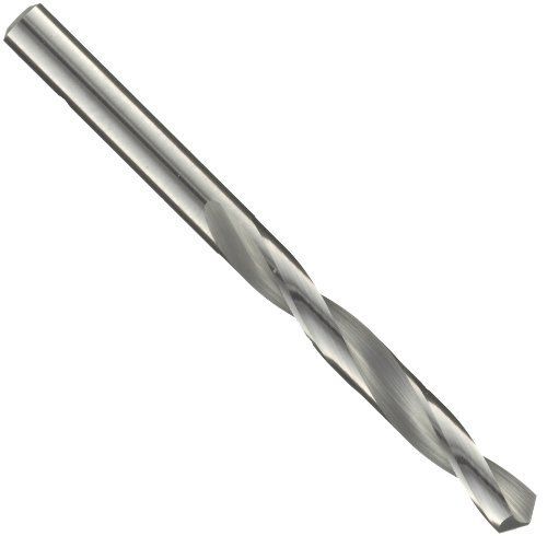 Precision Twist D33F Solid Carbide Short Length Drill Bit, Uncoated (Bright)