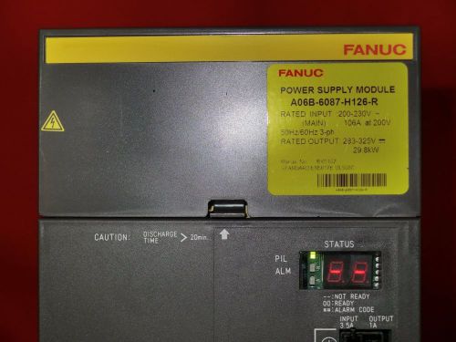 FANUC A06B-6087-H126 POWER SUPPLY MODULE w/14 Day Warranty