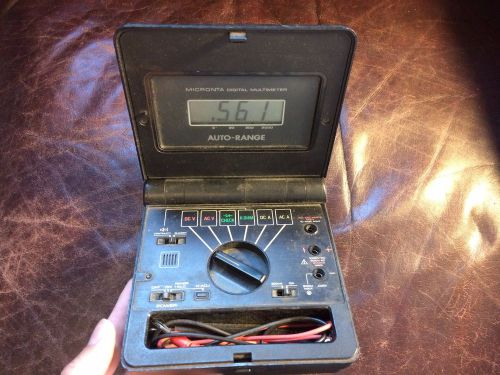 Vintage Micronta Digital Multimeter LCD Model 22-193 needs battery terminal