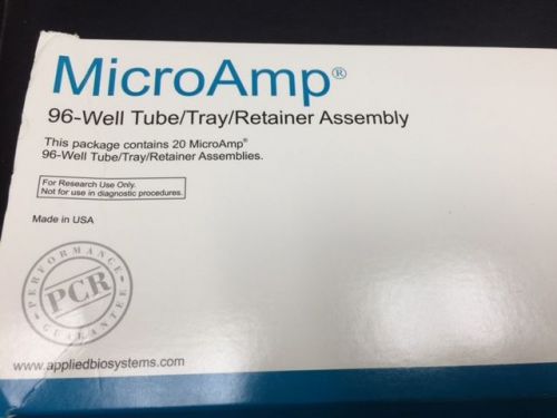 MicroAmp 96-well Tube Tray (20) Retainer Assembly #403083