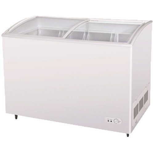 Turbo tsd-60cf horizontal spot freezer, ice cream merchandiser, curved glass lid for sale