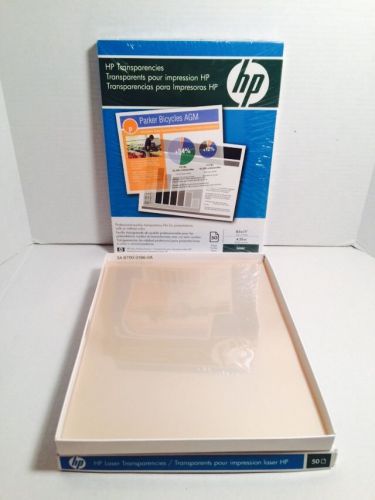 NIP Box of 50 HP Laser Jet Transparencies + Partial Box Of 40+ 90+ Total