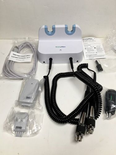 NEW Welch Allyn GS 777 Wall Transformer With Ophthalmoscope and Otoscope