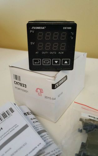 New omega 1/16 din cn7833 temp and process controller for sale
