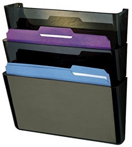 Wall mount file sorter letter folder holder organizer rack 3 sectional storage for sale