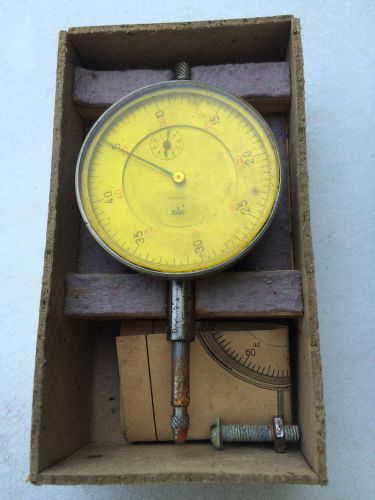 Rare Early Dial Test Indicator MeBuhr Mu 52 TH Micro Measure Gauge Germany