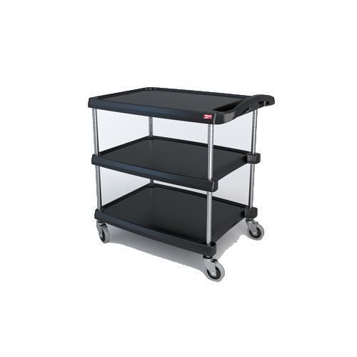 Metro my2030-34bl utility kitchen microwave storage rolling island cart for sale
