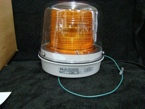Amber led beacon (strobe) SWS  #200BC, 72-125 VDC, 0.5 AMP (new in box)