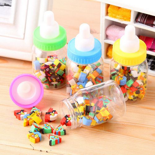 25X Mini Cute Cartoon Number Rubber Pencil Eraser For Children Stationery Gift N