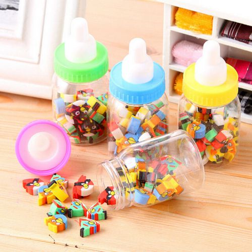 25X Mini Cute Cartoon Number Rubber Pencil Eraser For Children Stationery Gift N