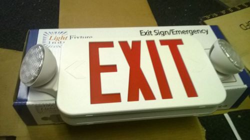 LED Exit Sign &amp; Emergency Light