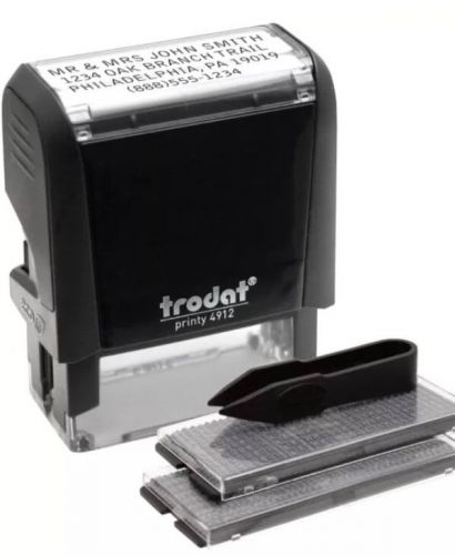 Trodat Printy 4912 Typo Do It Yourself Stamp Kit (Up to 3 Lines)