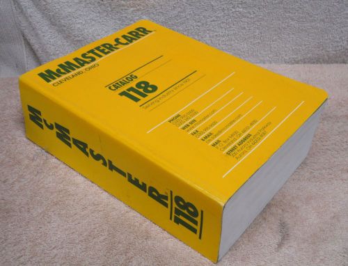 2012 McMASTER-CARR Cleveland OHIO Catalog 118