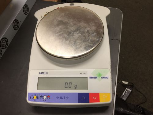 METTLER TOLEDO LAB SCALE COLLEGE B3001-S with ac adapter