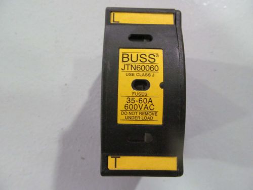 Buss JTN60060 Class J Fuse Holder 35-60A 600 VAC With Fuse