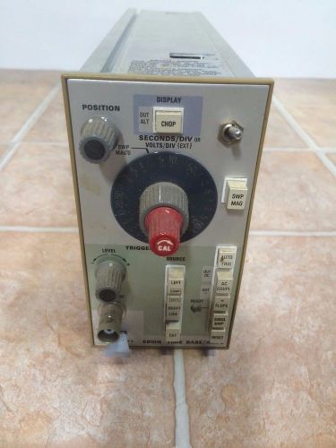 TEKTRONIX MODEL 5B10N TIME BASE AMPLIFIER PLUG IN