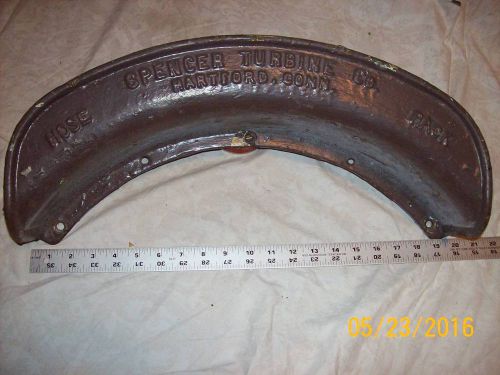 Rare vintage heavy cast iron hose rack by spencer turbine co., hartford conn. for sale