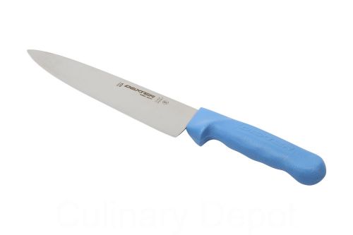 Dexter Russell S145-8C-PCP Sani-Safe Series 8” Chef Knife (Blue Handle)