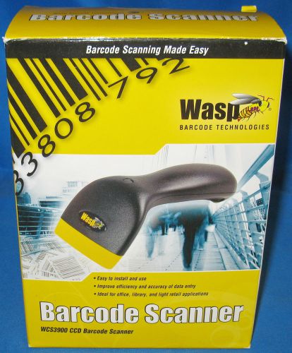 NEW WASP WCS3905 ABS CCD Handheld Laser Barcode Scanner