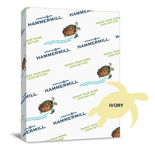 Hammermill Colors Ivory, 24lb., 8.5x11, 500 Sheets/1 Ream, (104406R)