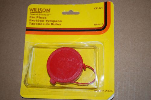 Willson Sound Silencer EAR PLUGS 26 Decibels Red Case Assorted Quantities #S6375