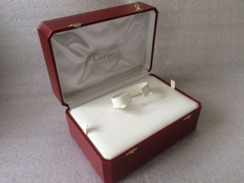 Cartier Vintage Jwelery watch box good condition 90%, Comes with cover stain ..!