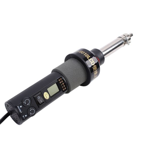 110v 450w 450 degree 8018 lcd adjustable electronic heat hot air gun desoldering for sale