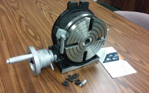 8&#034; PRECISION HORIZONTAL &amp; VERTICAL ROTARY TABLE ISO9001 #TSL200 - NEW