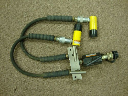 ~~enerpac am21 split fold manifold~v66 check valve~rc51 cylinder~hose~fittings for sale